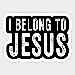 I Belong to Jesus Sticker